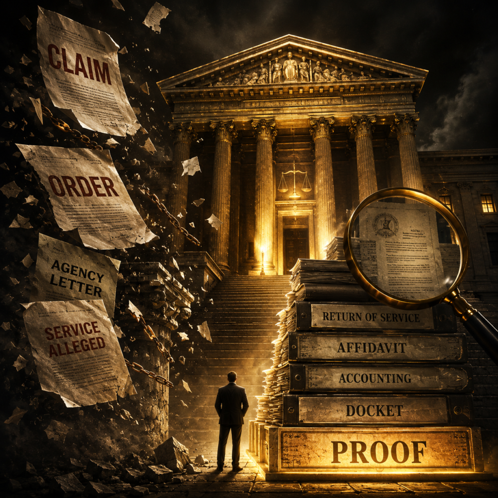 Claims are not proof court record education graphic from Fathers Unchained Academy