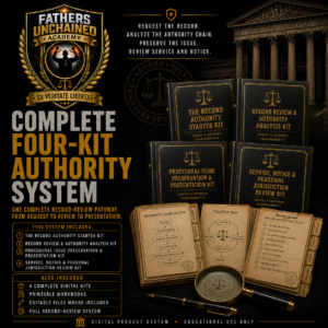 Complete Four-Kit Authority System